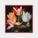 Ambrosius Bosschaert – Glasvas med fyra tulpaner