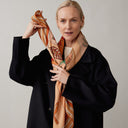 Wool and silk scarf NO.02 | 126x126