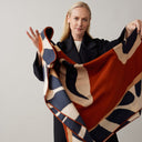 Wool and silk scarf NO.01 | 126x126