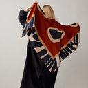 Wool and silk scarf NO.01 | 126x126