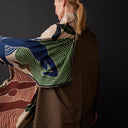 Wool and silk scarf NO.06 | 129x129